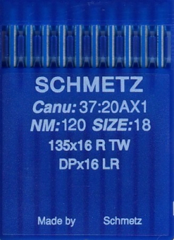 Иглы для промышленных машин Schmetz DPx16 LR №120