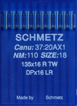 Иглы для промышленных машин Schmetz DPx16 LR №110