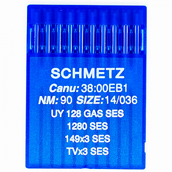 Иглы для промышленных машин Schmetz UY-128 GAS SES №90