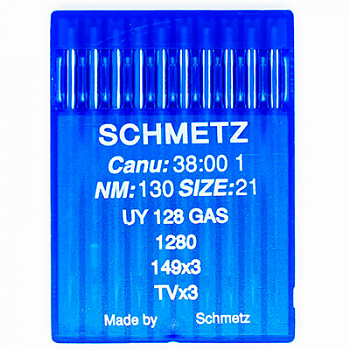 Иглы для промышленных машин Schmetz UY-128 GAS №130